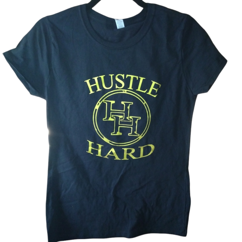 Hustle Hard Fitted Tee